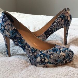 Multi color high heels